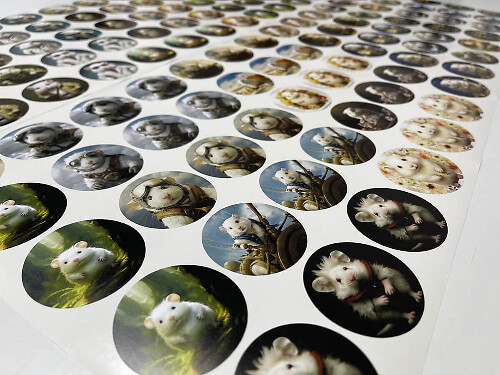 Hamsters Super Set voor kinderstickers en stickers
