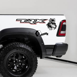 Paar Dodge Ram TRX 2020 - 2023 TRX Eten Raptor Bed Side Decal Truck Vinyl Grafisch 2 Kleuren
