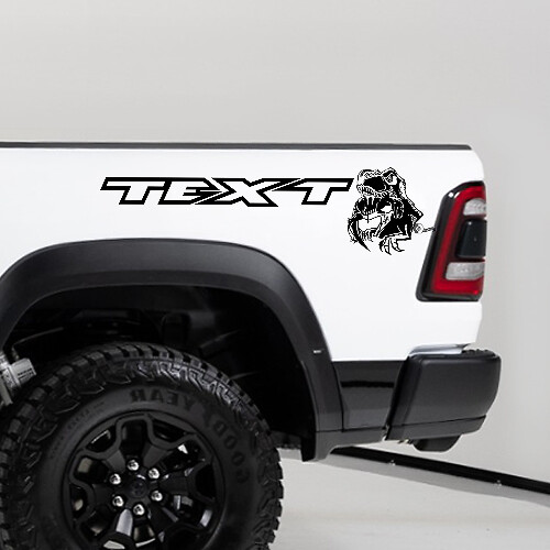TRX Eating Raptor Vinyl Stickerset voor Dodge Ram 1500 TRX