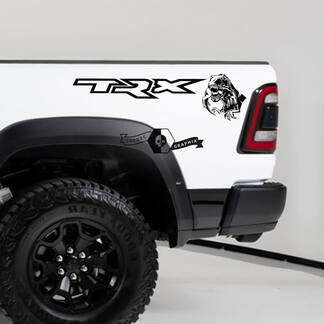 Paar Dodge Ram TRX 2020 - 2023 TRX eten Raptor Bed Side Decal Truck Vinyl Graphic -2
