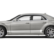 Rocker Panel Logo Graphics Autovinyl Stickers voor Chrysler 300 2