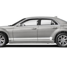 Rocker Panel Logo Graphics Autovinyl Stickers voor Chrysler 300 2