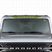 Aangepaste Vinylsticker Voorruitbanner voor Musclecar Horse_3