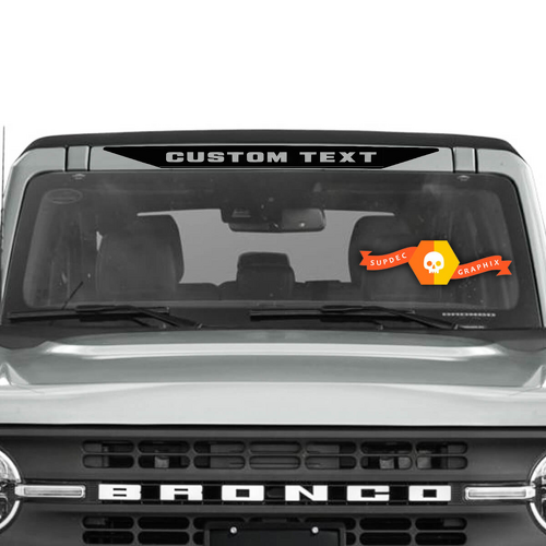 Voorruit Banner Vinyl Sticker Decal voor Musclecar paard Outer Banks 12985