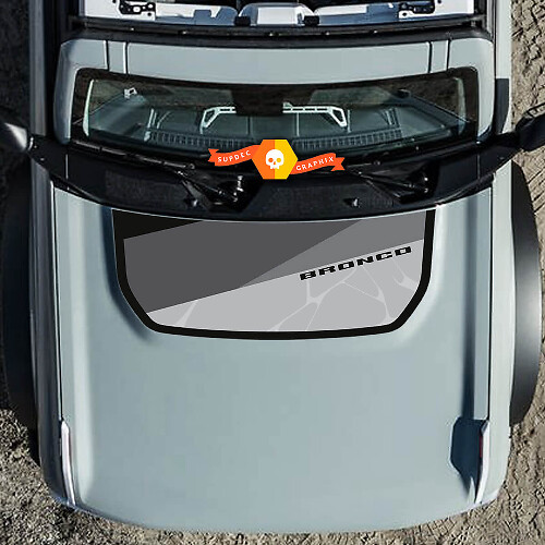 Hood Bronco Wrap Grafische Sticker Sticker voor Ford Bronco
