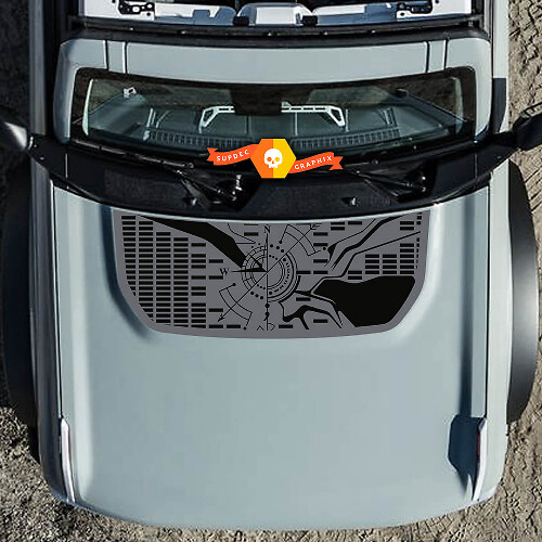 Hood Bronco Compass Wrap Graphics Decal Sticker voor Ford Bronco
