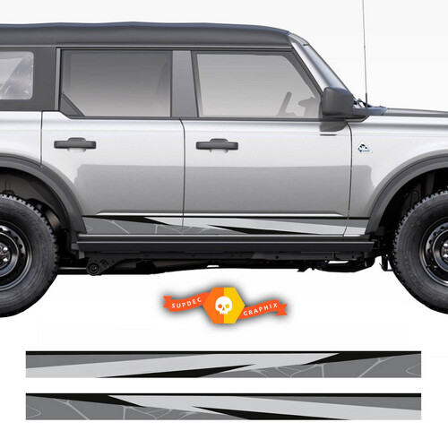 Wrap Graphics Zij Vinyl Decal Sticker voor Ford Bronco 2021-2026