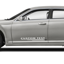 Aangepaste Deur Tekst Grafieken Auto Vinyl Decals Stickers voor Chrysler 300 2