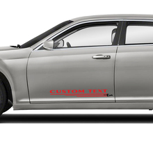 Aangepaste Deur Tekst Grafieken Auto Vinyl Decals Stickers voor Chrysler 300 3