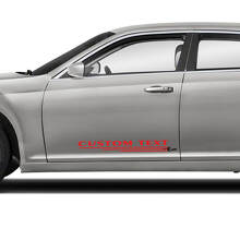 Aangepaste Deur Tekst Grafieken Auto Vinyl Decals Stickers voor Chrysler 300 3