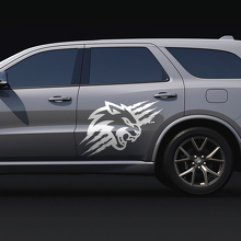 Krassen Klauwen WildCat Logo Deurgrafieken Autovinyllstickers voor Dodge Durango SRT 2
