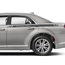 Aangepaste tekst achterste zijstrook vinylstickers voor Chrysler 300_2