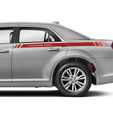 Aangepaste tekst achterste zijstrook vinylstickers voor Chrysler 300_3