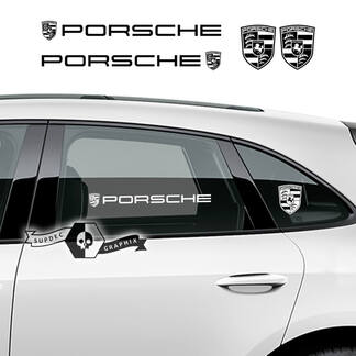 2x Porsche 2023 Porsche Cayenne Macan vensterlogo vinyl stickers stickerstickers
