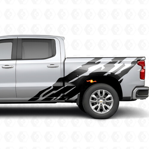 2 Musclecar FX4 Decals truck F250 F350 MONSTER Edition TRUCK Vinyl Decal Stickers 18" lang