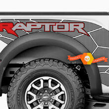 V8 Ford F-150 Raptor Zijdeuren Splash Graphics zijsticker Stickers
 2