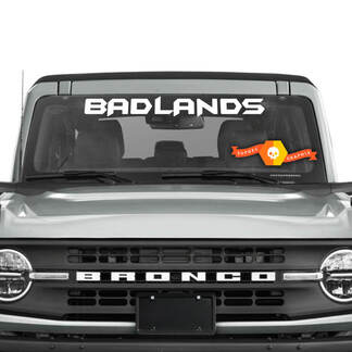 Bronco voorruit BADLANDS Decals Sticker voor alle Ford Bronco
