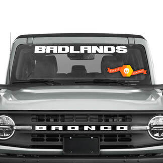 Bronco voorruit BADLANDS sticker sticker voor Ford Bronco
