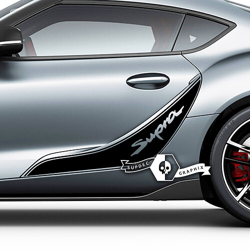 Toyota Supra MKV A90 A91 Deuren Side Graphics Decals Stickers
