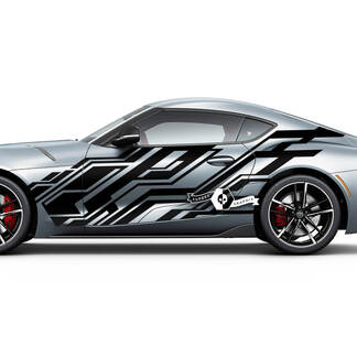 Enorme carrosserie Toyota Supra MKV A90 A91 Deuren Side Tribal Racing Graphics Decals Stickers
