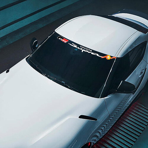 Toyota Supra GR Voorruit Vinyl Decal Sticker voor Toyota Supra A90 / MkV (A90) 2019-2026