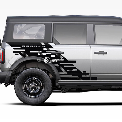Side Fender Ford Bronco Graphics Splash Decals Stickers Bed Fender Fender
