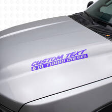 6.0L Turbo Diesel Motorkap Vinyl Decal Kit Voor Musclecar F250 F350_2