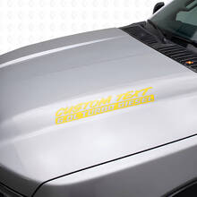 6.0L Turbo Diesel Motorkap Vinyl Decal Kit Voor Musclecar F250 F350_6