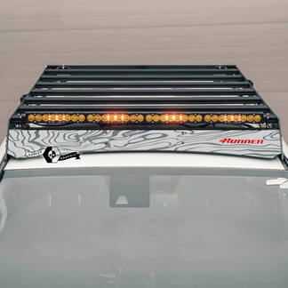 Toyota 4Runner 2014 -- 2023+ ROOF RACK Topografische kaart TRD-sticker voor 4Runner

