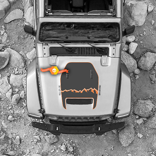 Kap voor 2021 2022 2023 Jeep 1941 Edition Wrangler Rubicon Sticker Graphics Vinyl SupDec Design
