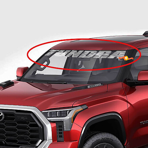 Tundra Voorruit Banner Vinyl Sticker voor Toyota Tundra