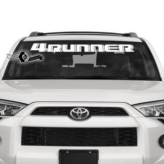 2 x 4Runner 2023 voorruit vinyl logo stickers stickers voor Toyota 4Runner TRD
