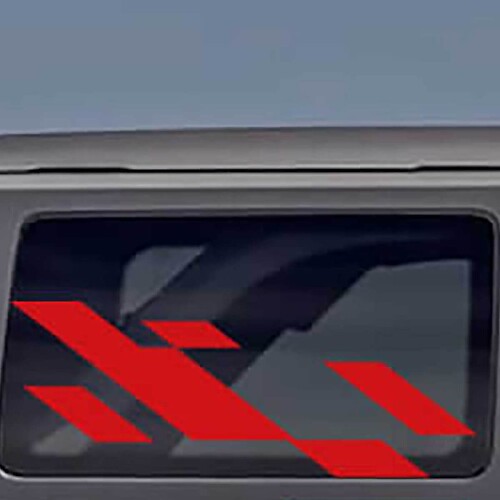Achterruit Vinyl Decal Graphics Kit voor Musclecar paard