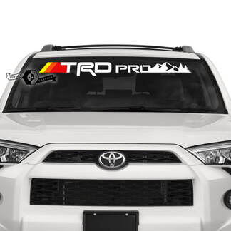 4Runner 2023 Windscherm Mountain Sunset Vinyl Logo Decals Stickers voor Toyota 4Runner TRD
