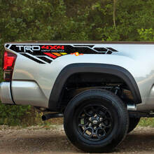 TRD 4x4 PRO Sport Off Road Bed Side Vintage Shadows Topografische Kaart Sticker Sticker geschikt voor Tacoma 2013-2023 of Tundra alle jaren
 2