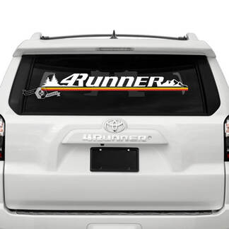 4Runner 2023 Windscherm Mountain Sunset Vinyl Logo Decals Stickers voor Toyota 4Runner TRD
