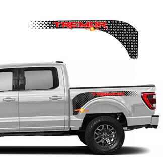 2022 2023 Ford F-150 Tremor Tracery Splash Side Bed Decal Sticker Vinyl Graphics
