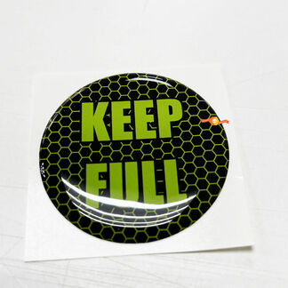 Keep Full Honeycomb Lime Fuel Door Insert embleem koepelvormige sticker voor Challenger Dodge
