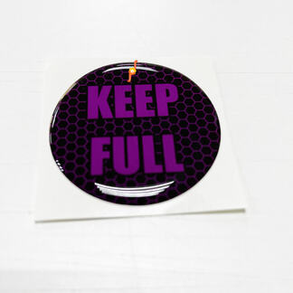 Keep Full Honeycomb Lime Purpure Door Insert emblem koepelvormige sticker voor Challenger Dodge
