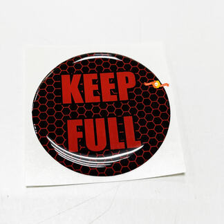 Keep Full Honeycomb Lime Red Door Insert embleem koepelvormige sticker voor Challenger Dodge

