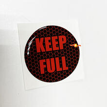 Houd volledige honingraat limoenrode deur insteekembleem koepelvormige sticker sticker voor Challenger Dodge
 2