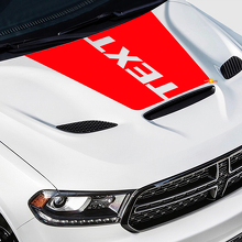 Blackout Custom Tekst Motorkap Vinyl Decal Sticker voor Dodge Durango 2018-2020_2