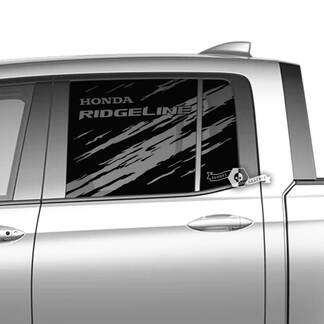 Paar Honda Ridgeline Mountains Vinyl Window Doors Mud Decal Sticker Graphics
