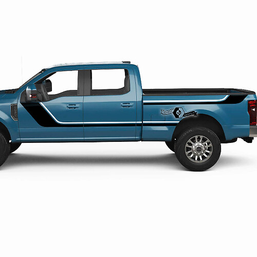 Vinyl Decal Kit met Dubbele Strepen voor Musclecar Super Duty 2023