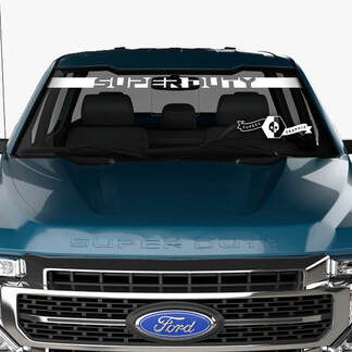 Voorruit Ford Super Duty 2023 Logo Lines Decals Stickers Graphics Vinyl
