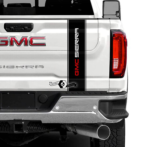 Gemerkt Achterklep Strip Vinyl Sticker voor GMC Sierra 2500HD 2022-2023