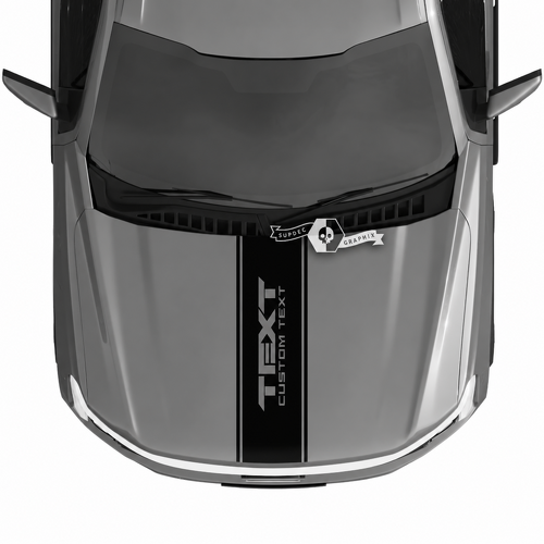 Motorkap Musclecar truck Lightning 2022 2023 Blackout Logo Decals Stickers Graphics Vinyl
