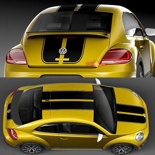 VW Volkswagen Kever Käfer Rallystrepen Full Body

