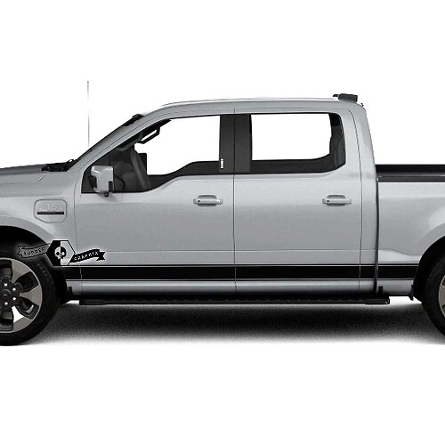 Lightning Rocker Panel Strepen Body Decals Graphics Vinyl Sticker 2 voor Musclecar truck Lightning