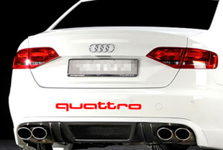 AUDI Quattro kofferbak sticker sticker logo A4 A5 A6 A8 S4 S5 S8 Q5 Q7 TT